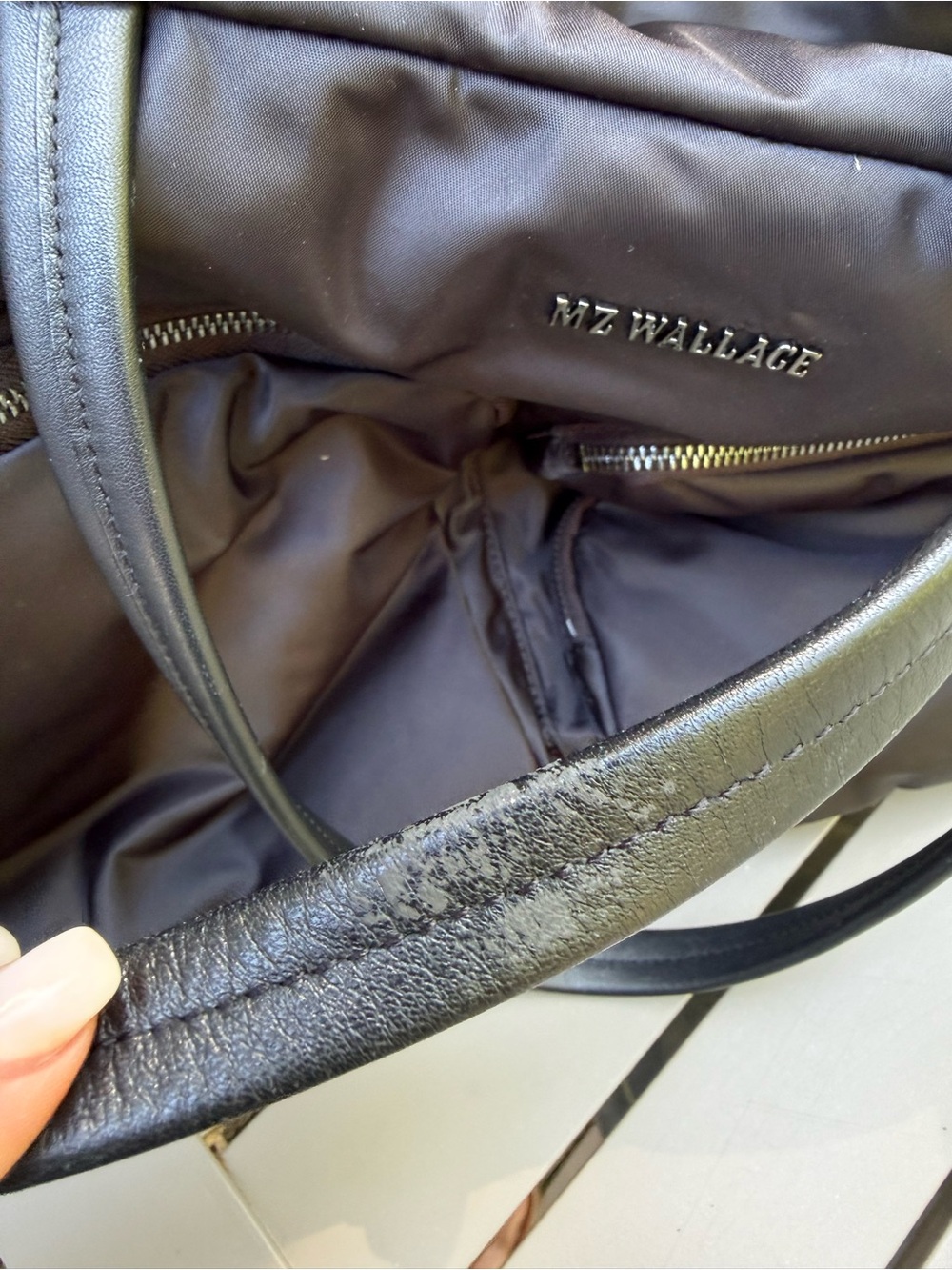 MZ Wallace Black Quilted Duffel with Multiple Front Pockets - Picture 11 of 11